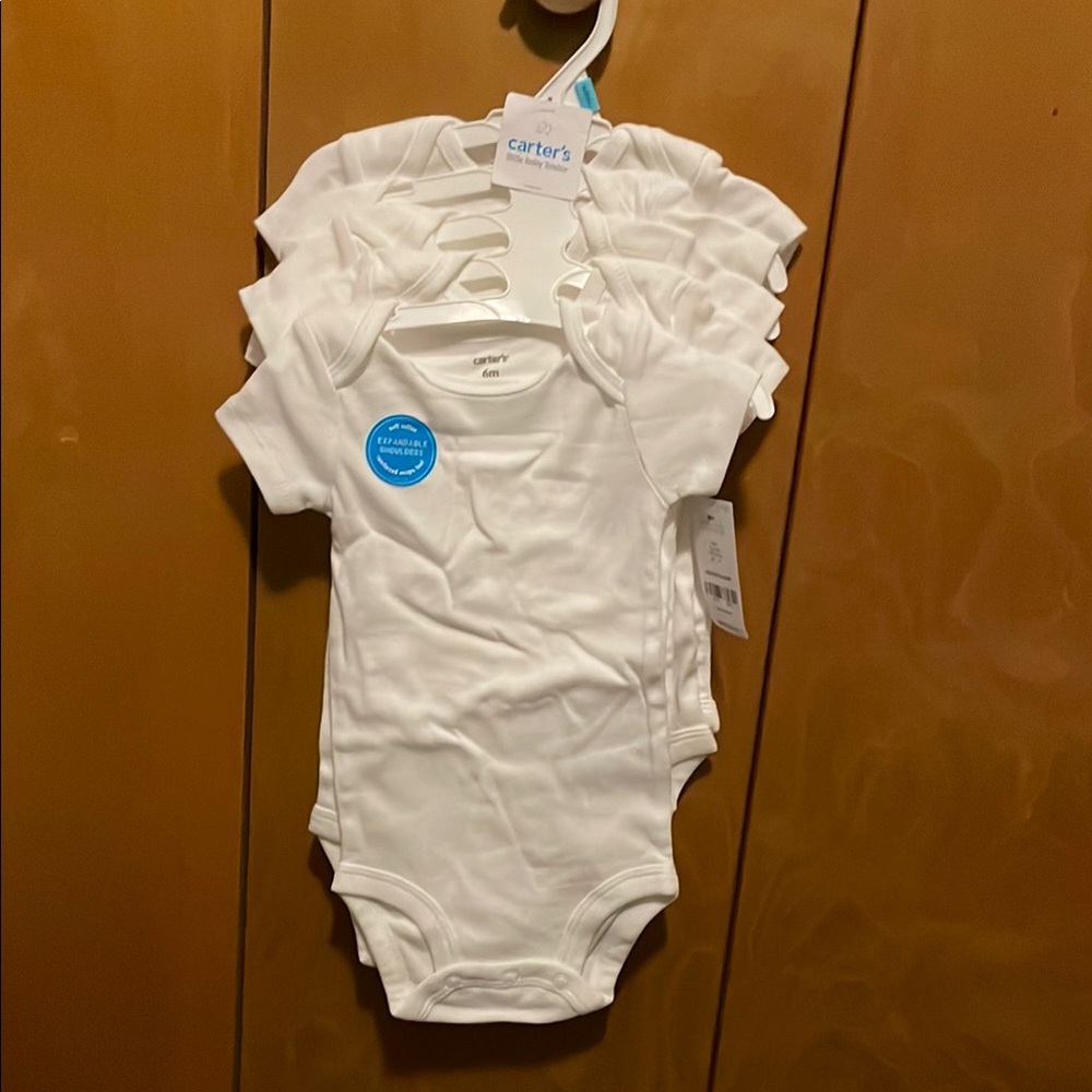 Carter's Classic White Baby Bodysuit Pack